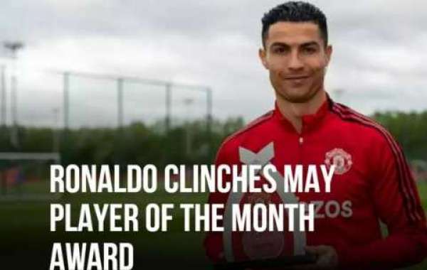 Cristiano Ronaldo utsåg Manchester Uniteds bästa i maj