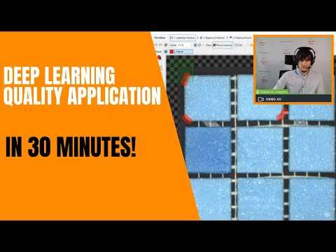 Deep Learning Quality Inspection Application in 30 Minutes (Virtual Vision Show 2020, Day II)