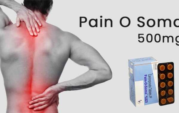 A 500 mg tablet of Pain O Soma 500mg treats muscle pain | Genericmedsstore