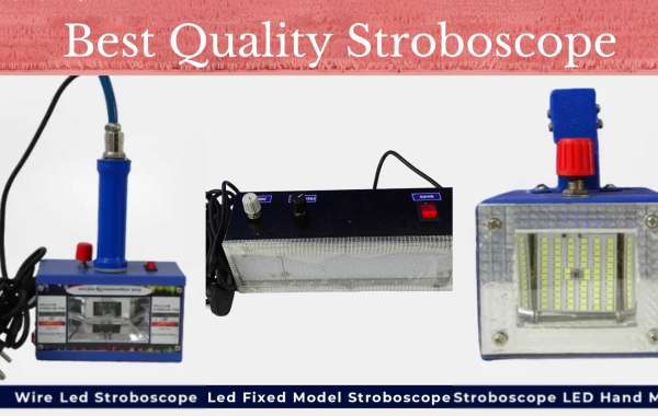 Revolutionary Motion Visualization: Fixed LED Stroboscope, Portable U-Tube Stroboscope and Stroboscope LED Hand Models f