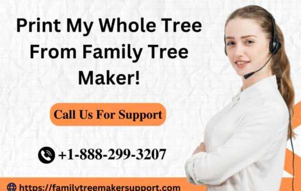 How can I print my whole tree from Family Tree Maker?