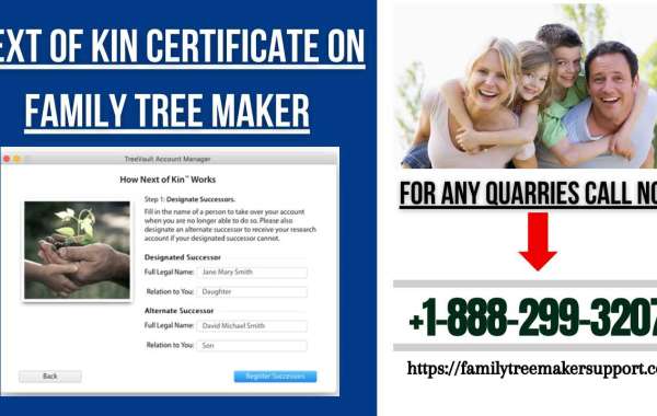 Next of Kin Certificate on Family Tree Maker