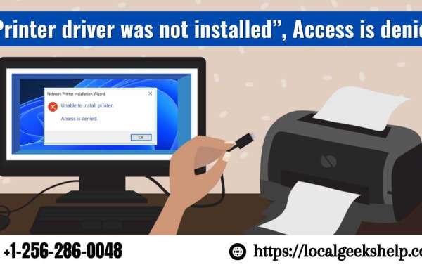 ‘Printer driver not installed, Access is denied