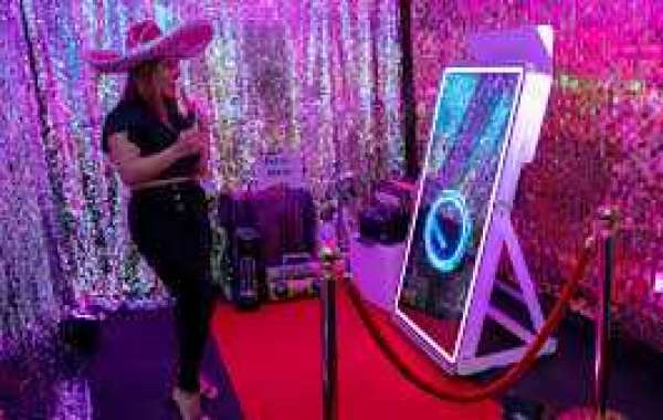 Galactic Glamour Transform Your Event with Astro Mirror Photo Booth